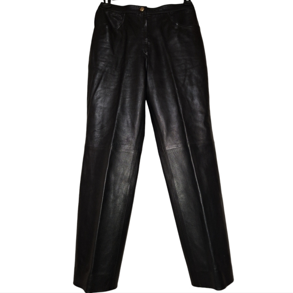 Celine Leather Pants